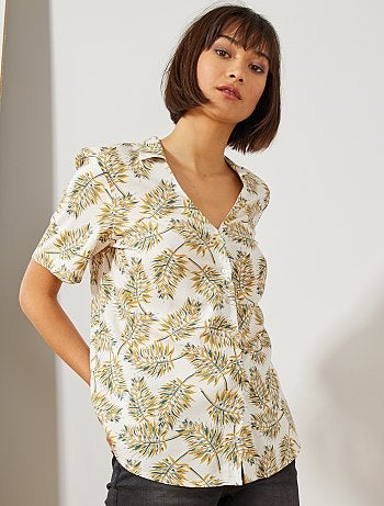 Chemise imprimée coupe droite - Kiabi