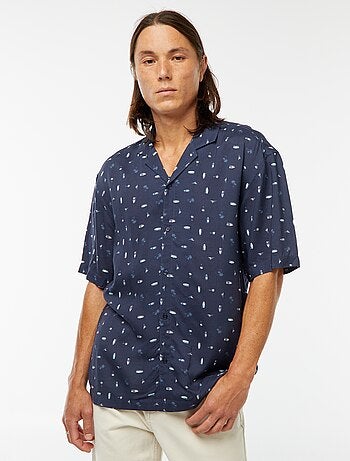 Chemise imprimée manches courtes