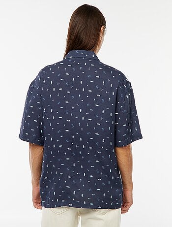 Chemise imprimée manches courtes