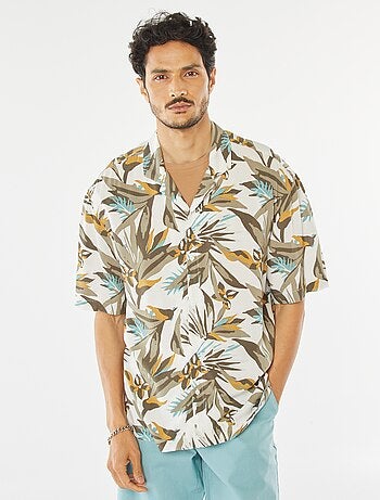Chemise manches courte à motif
