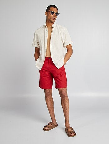 Chemise manches courtes à motif