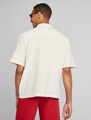 Chemise manches courtes à motif