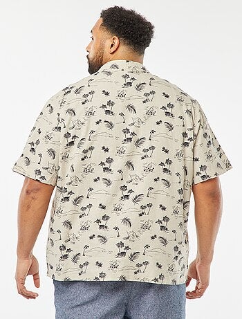 Chemise manches courtes à motif