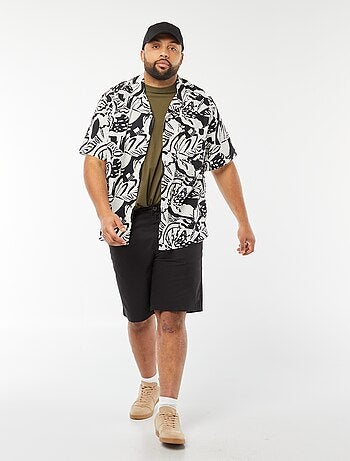 Chemise manches courtes à motif