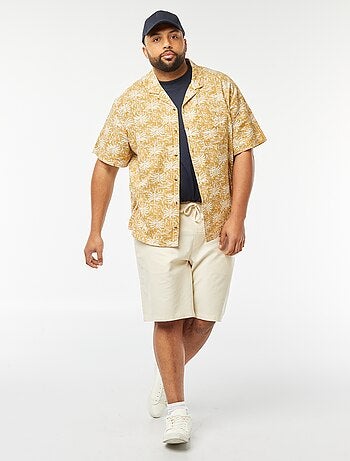 Chemise manches courtes à motif