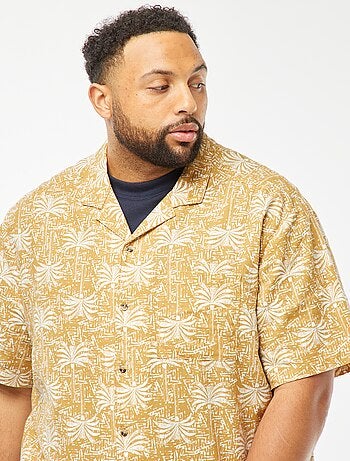 Chemise manches courtes à motif
