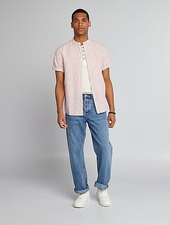 Chemise manches courtes à motif