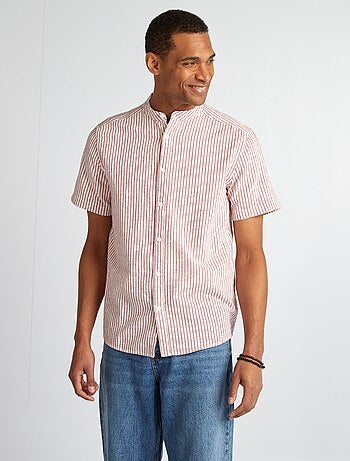 Chemise manches courtes à motif