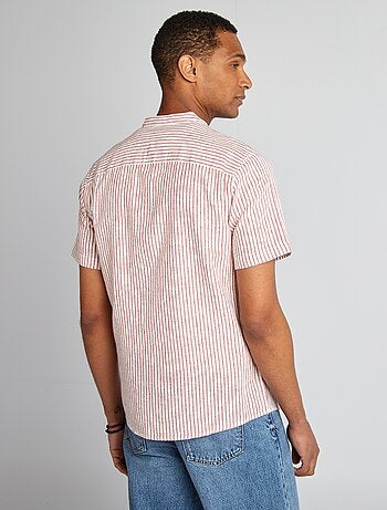 Chemise manches courtes à motif