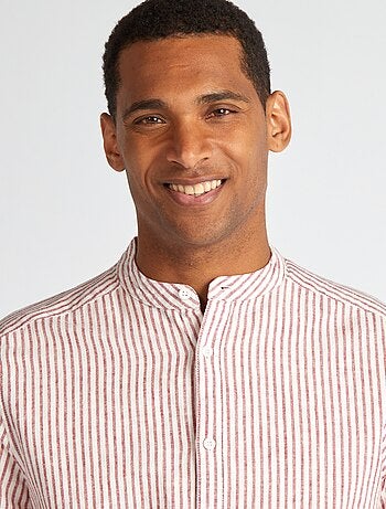 Chemise manches courtes à motif