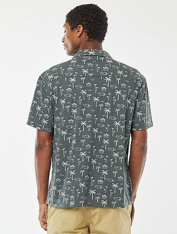 Chemise manches courtes à motif