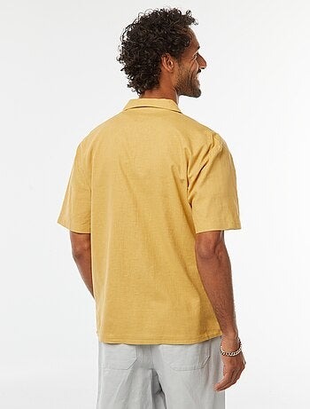 Chemise manches courtes avec poche poitrine