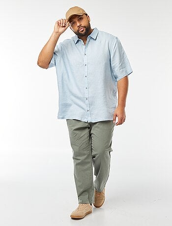 Chemise manches courtes en lin