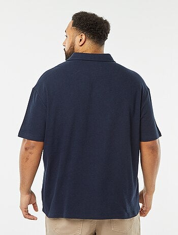 Chemise manches courtes en maille casual