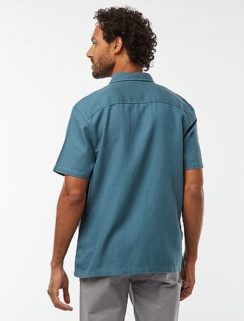 Chemise manches courtes unies