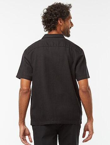 Chemise manches courtes unies