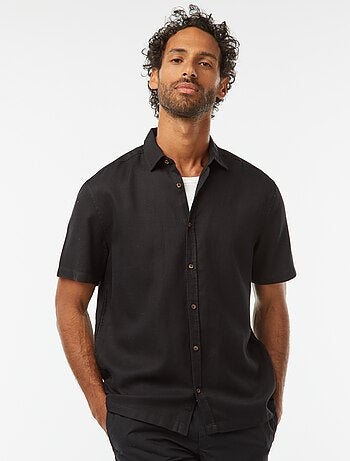 Chemise manches courtes unies