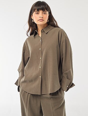 Chemise manches longues fluide