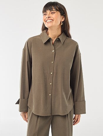 Chemise manches longues fluide