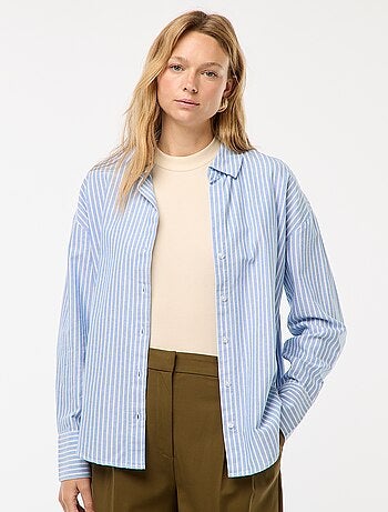 Chemise manches longues oxford