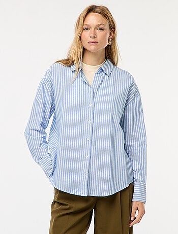 Chemise manches longues oxford