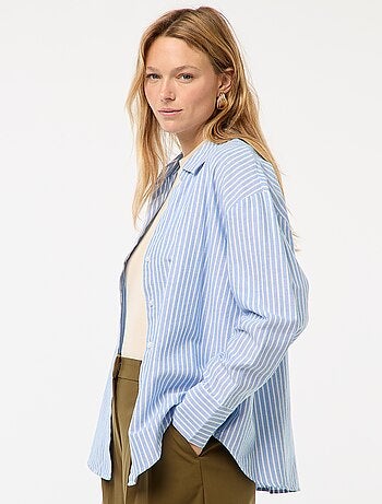 Chemise manches longues oxford