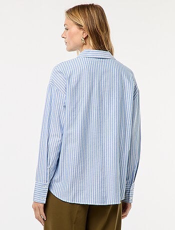 Chemise manches longues oxford