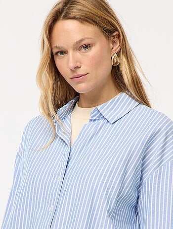 Chemise manches longues oxford
