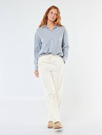 Chemise manches longues oxford