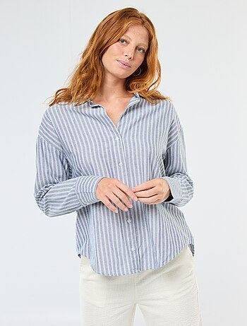 Chemise manches longues oxford