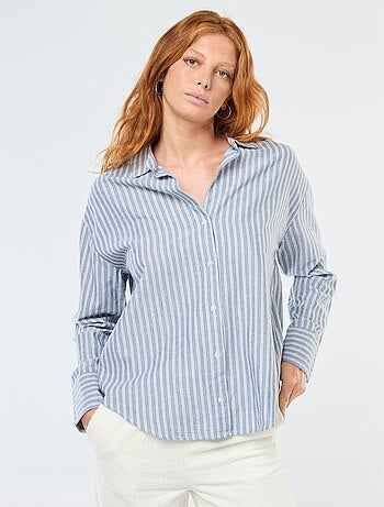 Chemise manches longues oxford