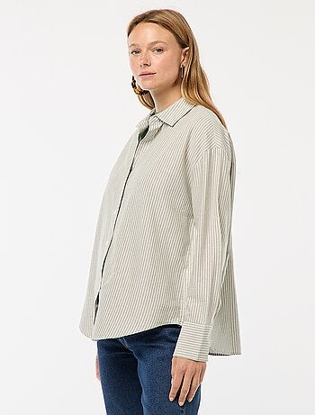 Chemise manches longues oxford
