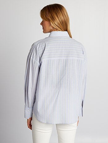 Chemise oversize à rayures