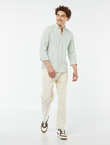 Chemise Oxford à motif