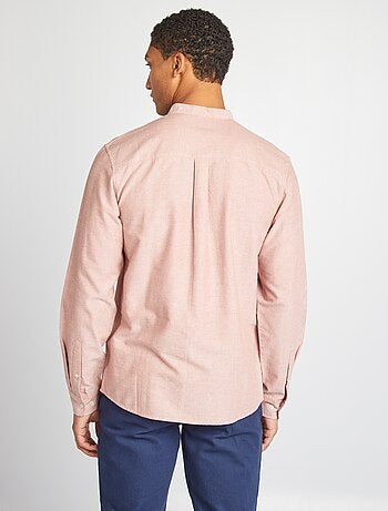 Chemise Oxford avec col mao