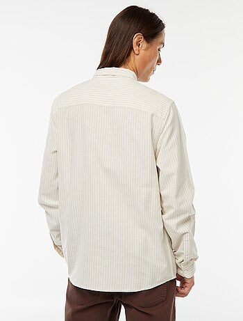 Chemise Oxford avec motif à rayures