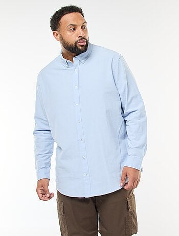 Chemise oxford droite unie