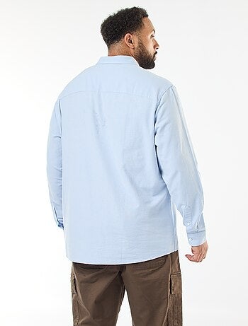 Chemise oxford droite unie