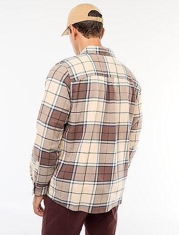 Chemise regular à carreaux