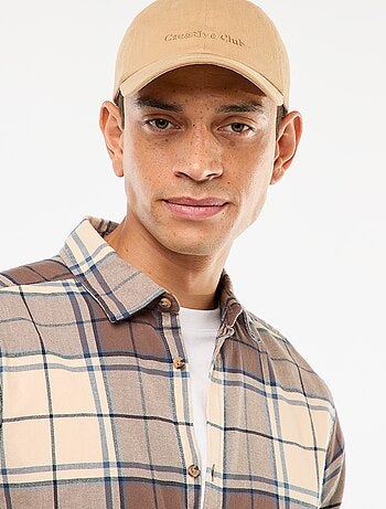 Chemise regular à carreaux