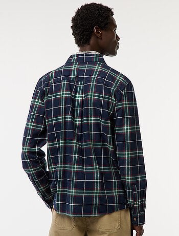 Chemise regular à carreaux