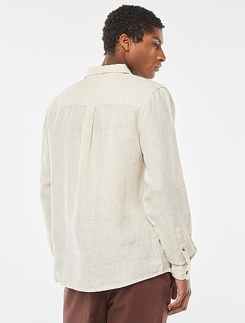 Chemise regular en lin