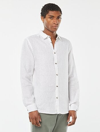 Chemise regular en lin