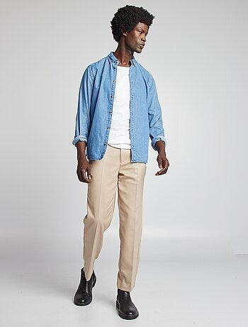 Chemise regular en lyocell