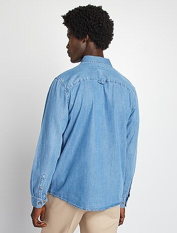 Chemise regular en lyocell