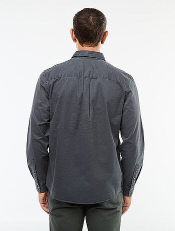 Chemise unie coupe droite / Regular fit