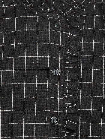 Chemise victorienne à carreaux