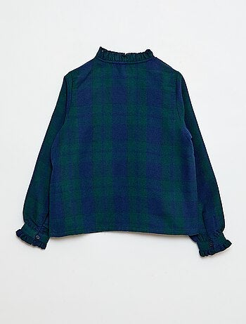 Chemise victorienne à carreaux