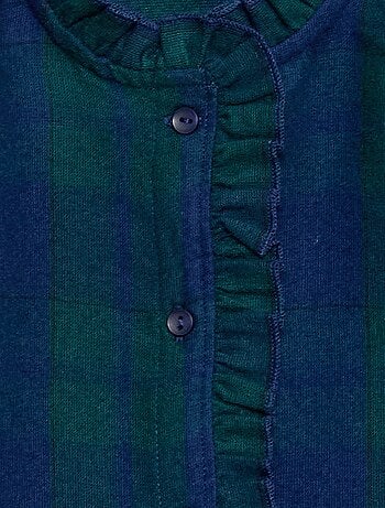 Chemise victorienne à carreaux