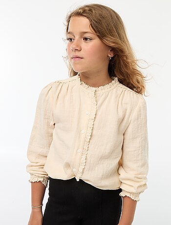 Chemisier en gaze de coton